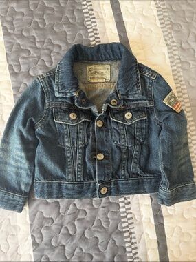 Polo by Ralph Lauren Kids Denim Jacket in Indigo Blue